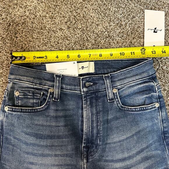 7 FOR ALL MANKIND Women's Cropped Alexa Size 26 In Dulce - Picture 14 of 16